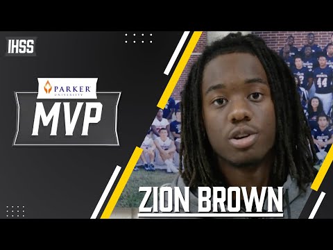 Atascocita Quarterback Zion Brown - Week 11 MVP Bobblehead Winner
