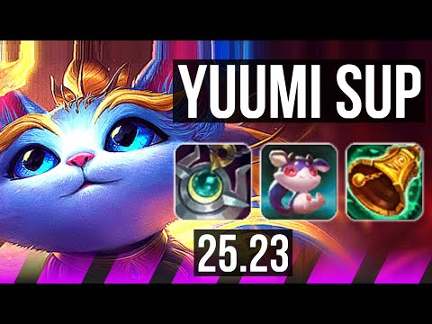 YUUMI & Lucian vs ELISE & Yunara (SUP) | KR Master | 25.23