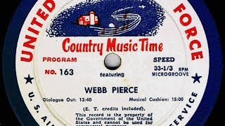 Webb Pierce ~ Country Music Time ~ USAF ~ United States Air Force