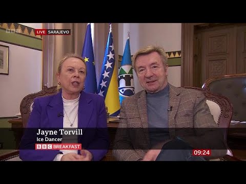 Jayne Torvill, Christopher Dean On BBC Breakfast [13.02.2024]