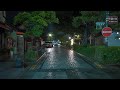 [Rain Walk] Rainy night streets in Jeonju City