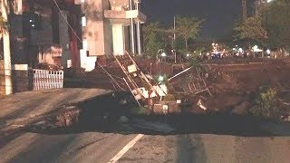 Saksi Ungkap Detik-detik Jalan Gubeng Ambles, Warga Berteriak dan Berlarian hingga Sempat Kira Gempa