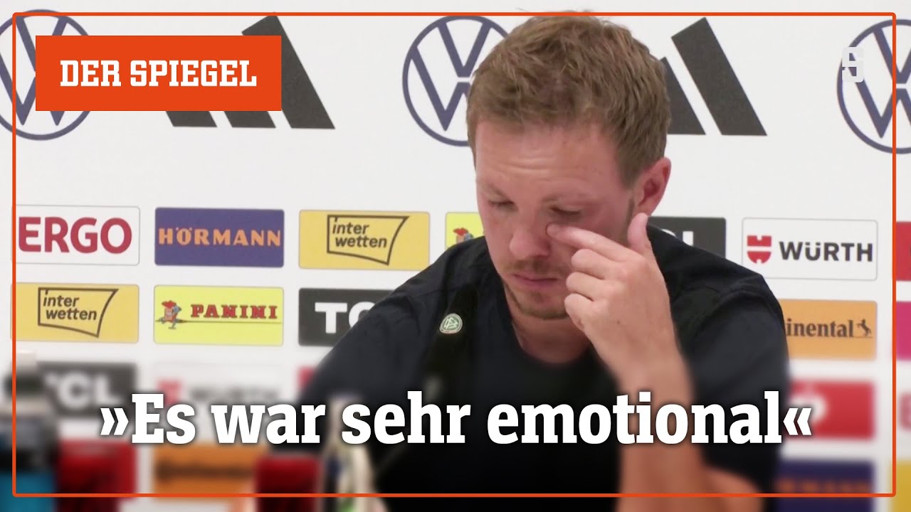 Nagelsmann kämpft mit den Tränen – Pressekonferenz zum EM-Aus | DER SPIEGEL