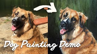 How I Paint Dog Portraits in Oil: Painting Oliver