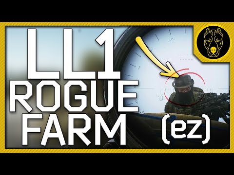 LEVEL 1 Cheapest, Easiest, Safest Rogue Farm EVER (No Exploits) - Escape From Tarkov