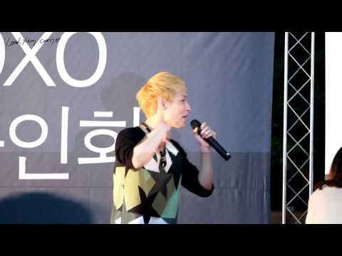 130616 Yixing's ment in Incheon fansign