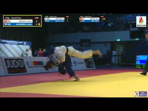 Judo 2016 Grand Prix Dusseldorf: Amaron (SUI) - Minakawa (ISR) [-57kg]