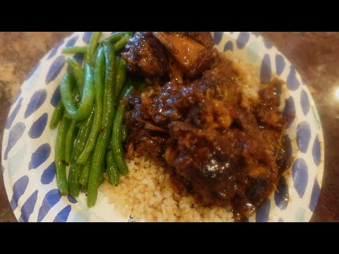 Jamaican Style Oxtails- Comfort Food Meal