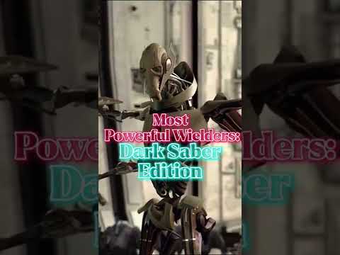 Most Powerful Dark Saber Wielders🤔 #shorts #starwars