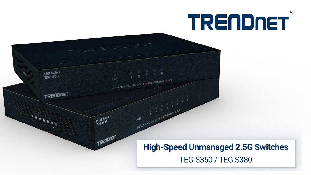 TRENDnet High-Speed Unmanaged 2.5G Switches