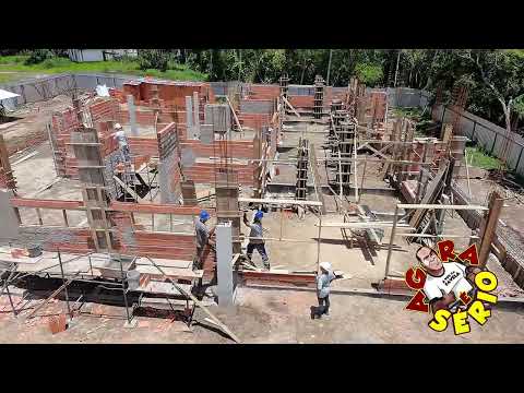FAVELACOP SOBREVOANDO A CONSTRUÇÃO  DO POSTINHO DE SAÚDE UBS DA PALMEIRA NO GOVERNO WILHIANS SOARES.
