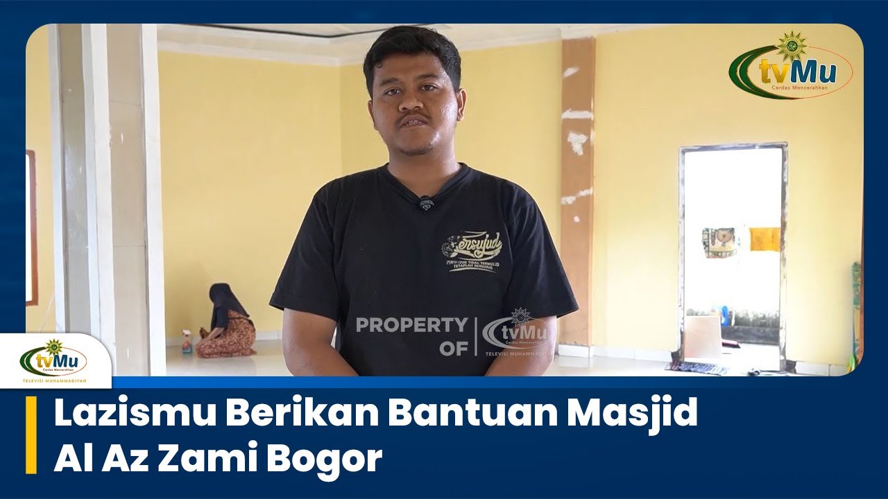 Lazismu Bersih-bersih dan Berikan Peralatan Ibadah ke Masjid Al Az Zami Bogor