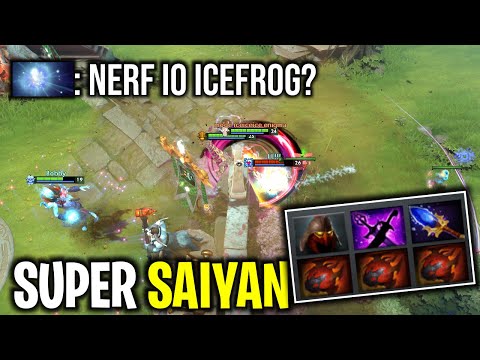SUPER SAIYAN IO HARD CARRY WITH 3x HEART OF TARRASQUE EASY FOUNTAIN FARMING | DOTA 2