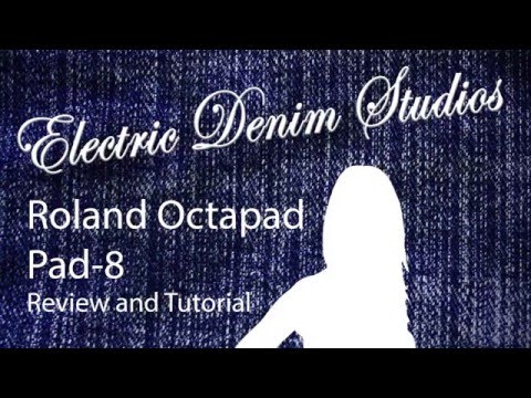 FREE SHIPPING Roland Pad-8 Octapad 1980s - Silver image 4