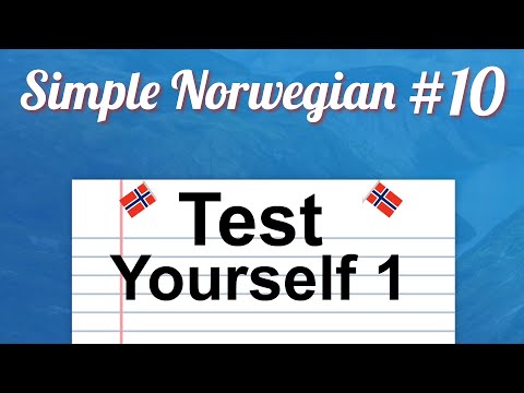 Simple Norwegian #10 - Test Yourself 1