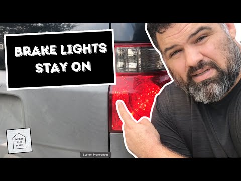Brake Lights STAY on. How to fix this. (Honda Element)