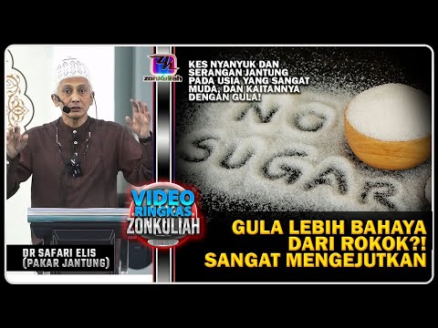 TIPS KESIHATAN : Hati-hati Dengan Gula! (Antara Gula & Rokok, Gula Lebih Bahaya?!) - Dr Safari Elis