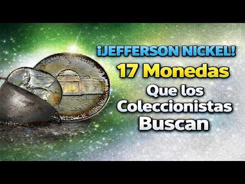 .¡JEFFERSON Nickels! 17 Monedas Que los Coleccionistas Buscan V24-26