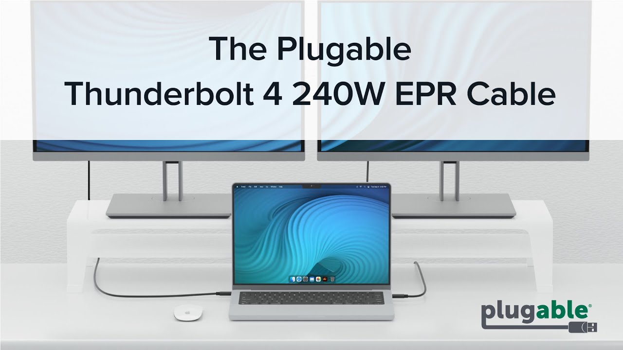 The Plugable Thunderbolt 4 240W EPR Cable