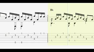 Lauren Daigle: You Say with full tablature/sheet music for solo fingerstyle guitar