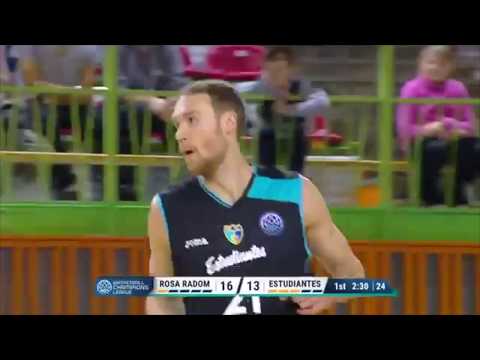 Alec Brown Movistar Estudiantes Highlights vs Rosa Radom 12/20/17