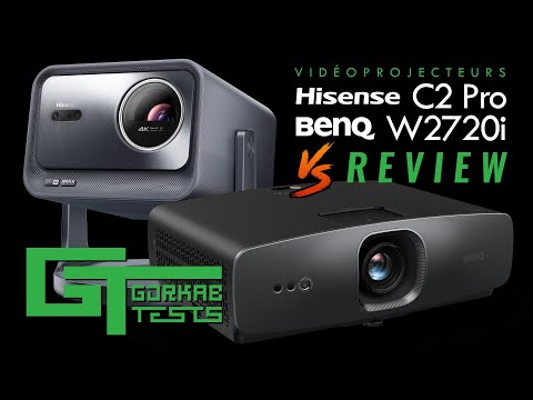 Gorkab Tests - @BenQFrance W2720i VS @HisenseFranceC2 Pro (Vidéoprojecteurs 4K HDR LED & LASER)