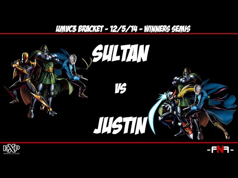 FNF 12/5/14 - UMVC3 - Sultan vs. Justin