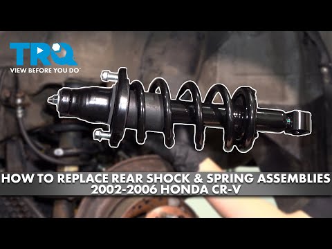 How to Replace Rear Shock & Spring Assemblies 2002-2006 Honda CR-V