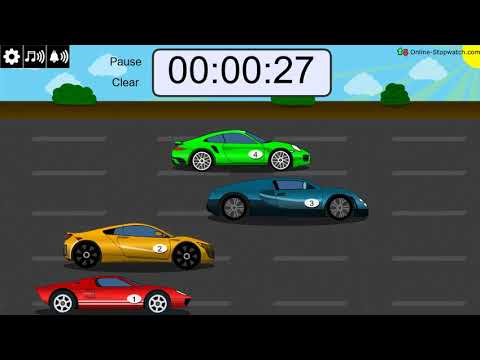 1 minute car race timer