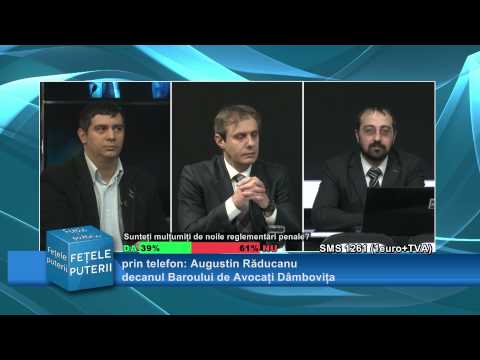 Fetele puterii 03.02.2014 Efectele noului cod penal si cod de procedura penala - MDI TV