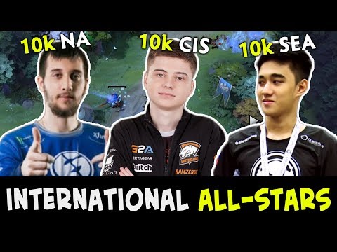 International ALL-STARS — 3x 10k Arteezy, Abed, Ramzes in one game