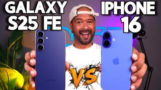 IPHONE 16 vs GALAXY S25 FE parece FÁCIL mas NÃO é!