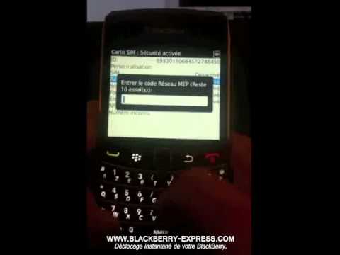 comment debloquer blackberry