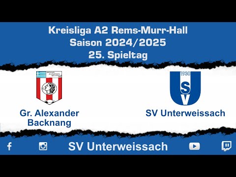 25. Spieltag Kreisliga A2 | Großer Alexander Backnang vs SV Unterweissach