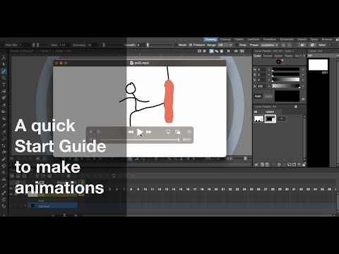 A quick start guide to make animations OpenToonz