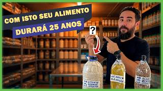 How to STORE FOOD for up to 25 years correctly?