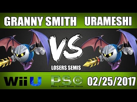 Granny Smith (Meta Knight) vs Urameshi (Meta Knight) - Wii U Losers Semis - Rising Legends Arcadian