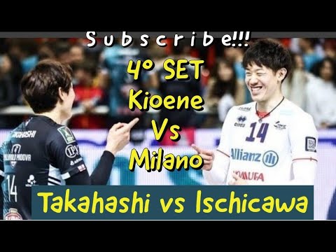 4°SET Kioene Padova vs Milano POWER Volley Ran Takahashi vs Yuki Ischicawa Championship 2022-2023