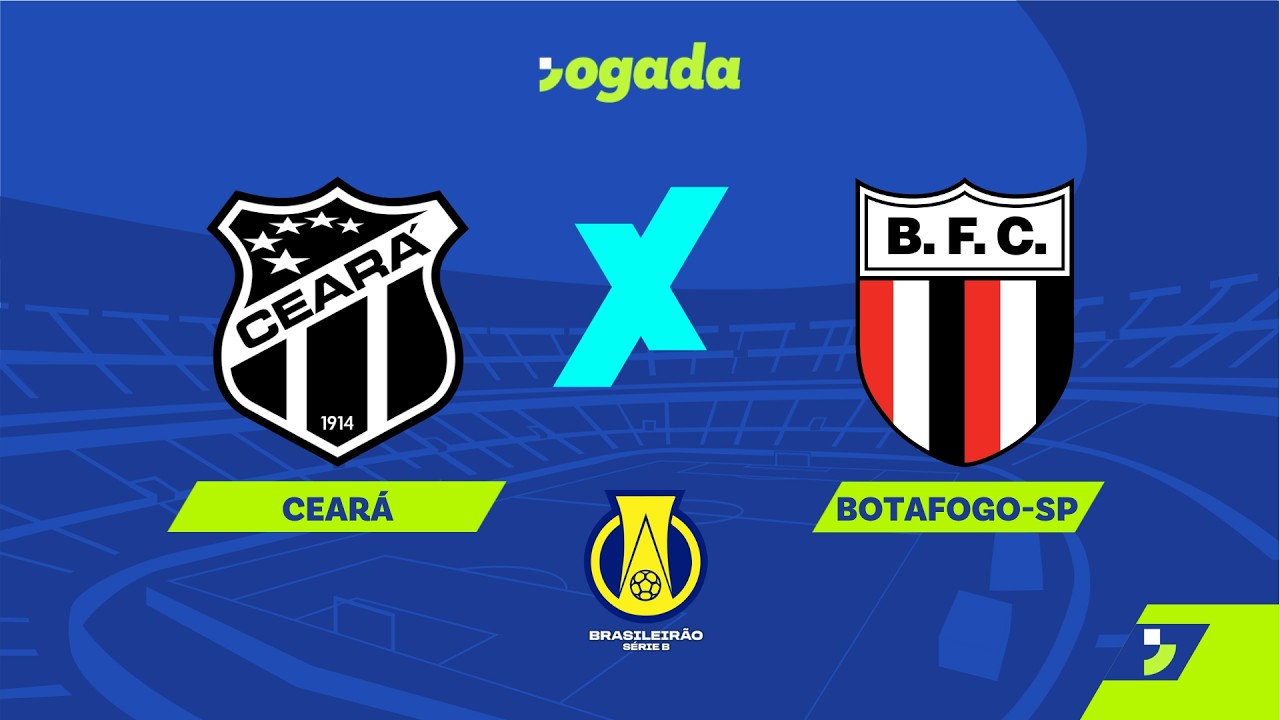 Imagem da notícia Ceará x Botafogo-SP: Acompanhe ao vivo o jogo válido pela 14ª rodada da Série B