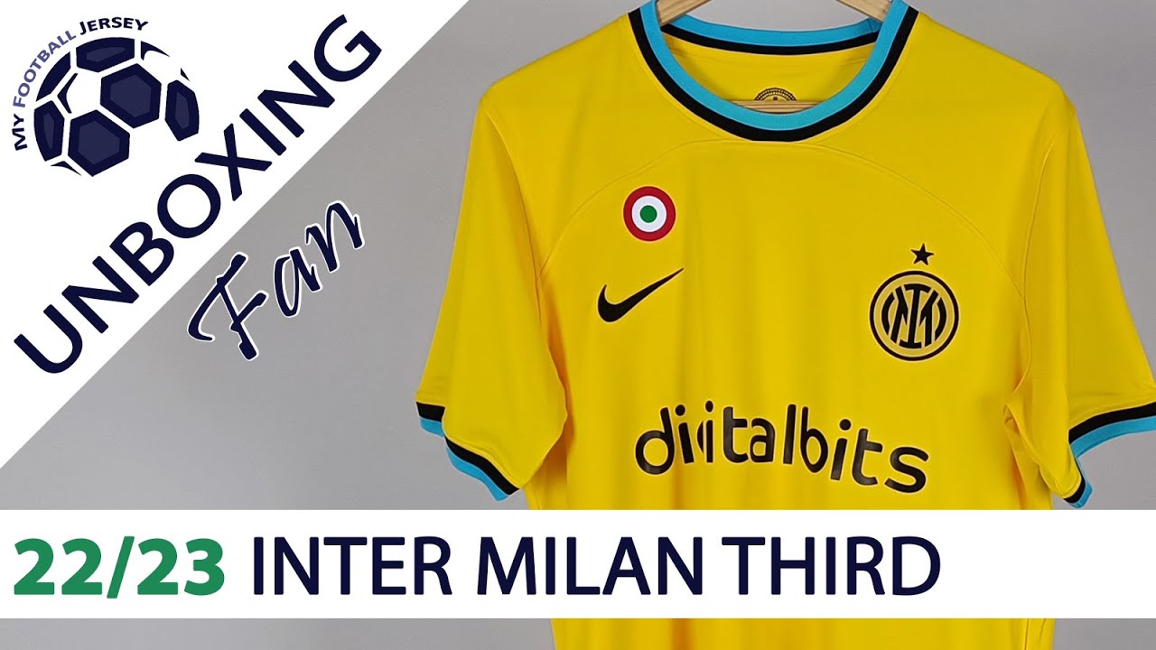 Inter Milan Third Jersey 22/23 (MineJerseys) Fan Version Unboxing Review