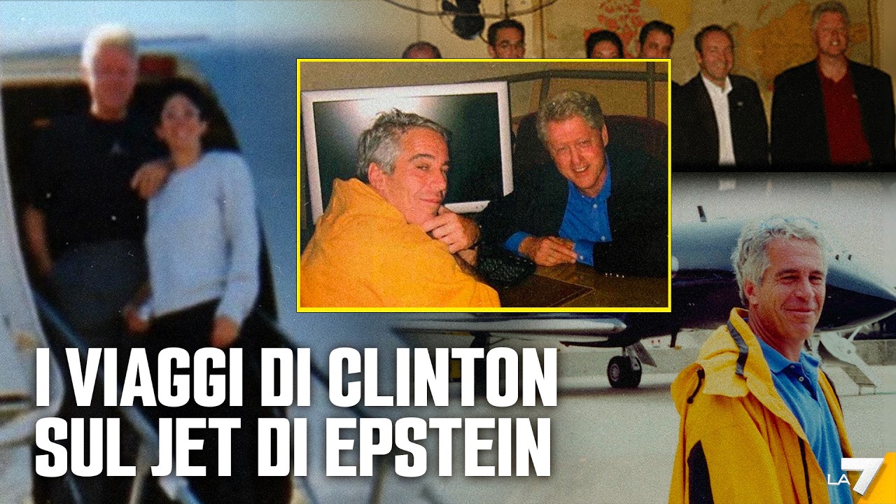 I viaggi di Clinton sul jet di Epstein