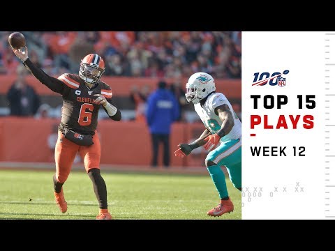 Top 15 Plays from Week 12 | NFL 2019 Highlights