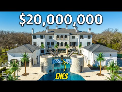 Touring Crazy Texas Mega Mansion (trampoline room,...