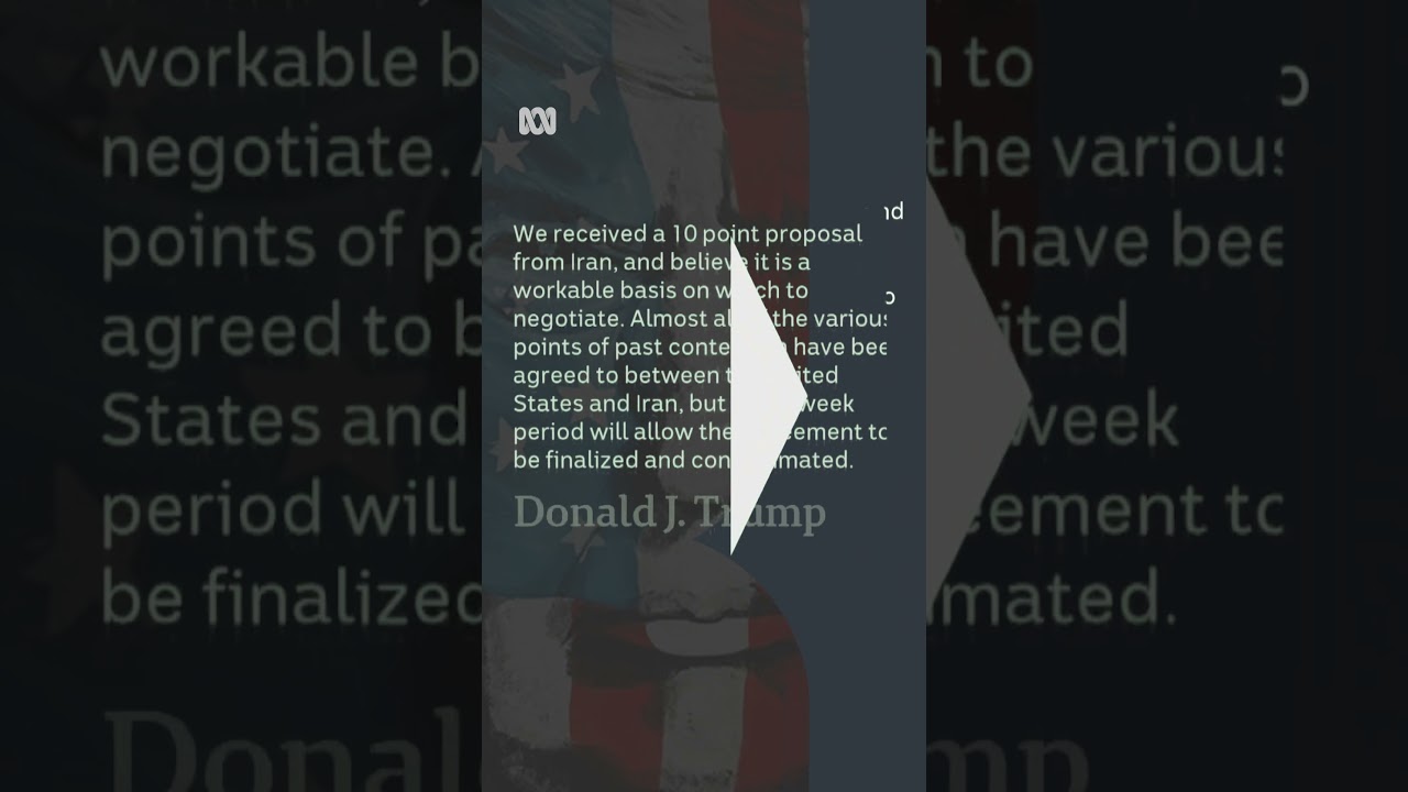 Donald Trump agrees to pause bombing in Iran for two weeks | ABC NEWS