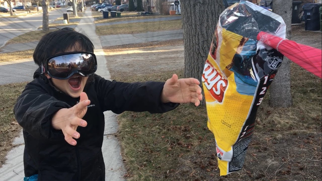 弟をポテチで釣って誘拐してみた