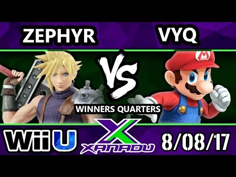 S@X 214 - Zephyr (Cloud) Vs. BSD | vyQ (Mario) - SSB4 Winners Quarters - Smash 4 - Smash for Wii U.