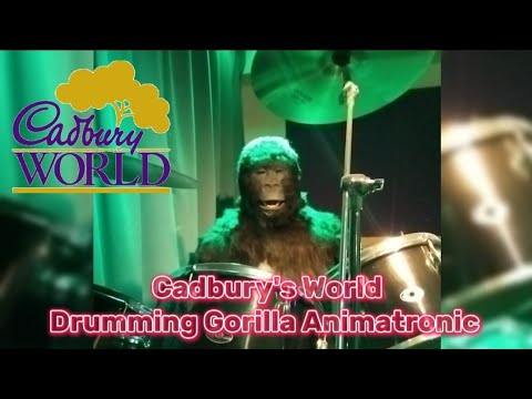 Drumming Gorilla At Cadbury's World - Advertisement Avenue