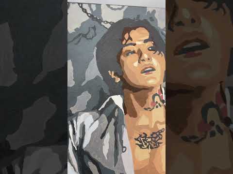 Миниатюра изображения товара Картина по номерам Молли BTS Чон Чонгук 40x50 / HR0227