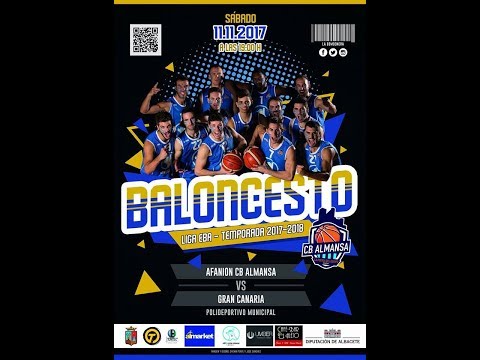 Liga EBA. Jornada 8. Afanion CB Almansa - Gran Canaria