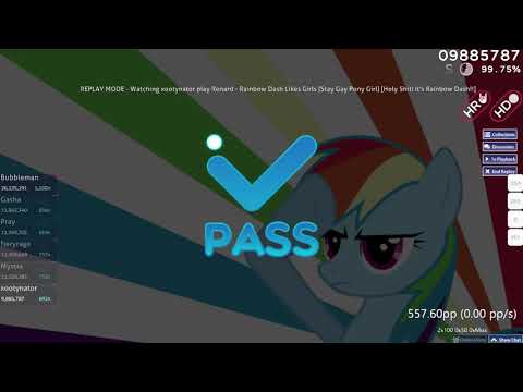 xootynator | Renard - Rainbow Dash Likes Girls +HDHR 98.84% 2xMiss #4 | 634pp